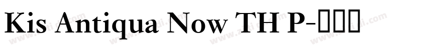 Kis Antiqua Now TH P字体转换